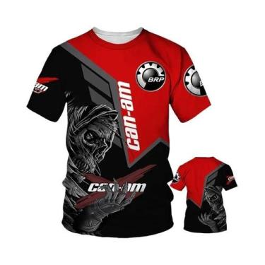 Imagem de Camiseta Masculina De Secagem Rápida E Respirável Para Corrida De Moto