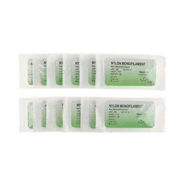 Imagem de Kit De Treinamento Cirúrgico Com 12 Peças De Fio De Sutura Monofilamen