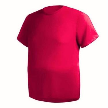 Imagem de Camisa Masculina Manga Curta Plus Size Malha Fria - Helanquinha, Verme