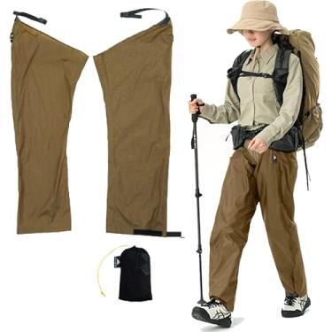 Imagem de Polainas de perna ultraleves 3F UL GEAR – Capas de perna de chuva longas impermeáveis de 80 ml para caminhadas e neve, calças de chuva embaláveis para homens e mulheres, ciclismo e mochilão, design