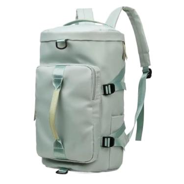 Imagem de VELORE Bolsa de armazenamento de grande capacidade, bolsa de viagem, bolsa de mão, à prova d'água, bolsa de mão Oxford feminina, Verde, One Size