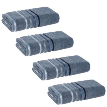 Imagem de Kit 4 Toalhas Banhão Gigante De Algodão Lumina - Karsten