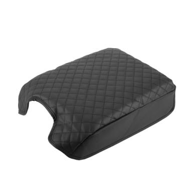 Imagem de REPAIROCK Tampa do apoio de braço da tampa do console central do carro para Ford F-150 2015-2020 protetor de apoio de braço para console central antiarranhões preto