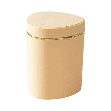 Imagem de Lixeira Triangular Grossa Para Mesa, Tipo Pressão, Cesto De Lixo Para 
