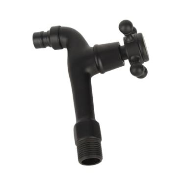 Imagem de Aqur2020 Torneira de água, Parede de Latão Com Alça Ergonômica e água Lisa, Rosca Universal G1/2 pol. para Uso Em Banheiro e Lavanderia de Máquina de Lavar