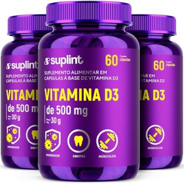 Imagem de Suplemento de Vitamina D3 400IU | Suporte à Saúde de Ossos, Dentes, Músculos e Imunidade | Suplementos Dietéticos para Homens e Mulheres | Não Transgênico Sem Glúten | Desenvolvido na Holanda | 60 Cápsulas (3)