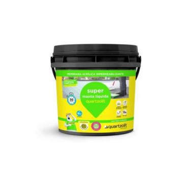 Imagem de Super Manta Líquida Cinza Concreto 12kg - Quartzolit