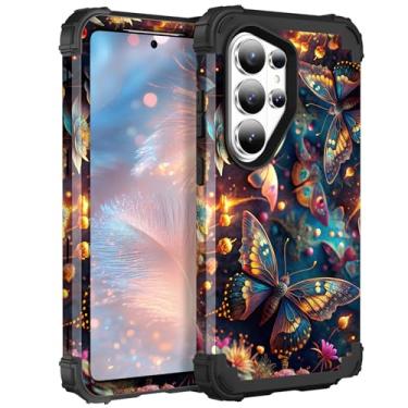 Imagem de TEECOVER Capa para Samsung Galaxy S26 Ultra, resistente à prova de choque, proteção total de plástico rígido + capa protetora de borracha de silicone macio para Galaxy S26 Ultra de 6,9 polegadas