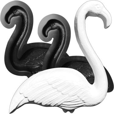 Imagem de Forma 3D Flamingo Decorativo em ABS - Produção em Gesso, Cimento ou Concreto