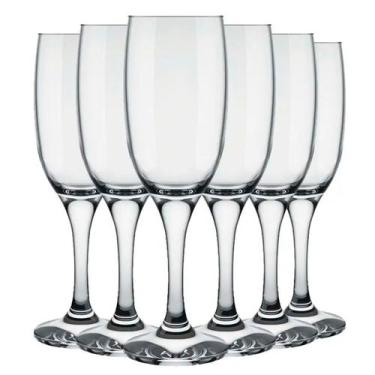 Imagem de Taça para Champanhe Windsor de Vidro 210ml 6 Unidades - Nadir 7828 - N