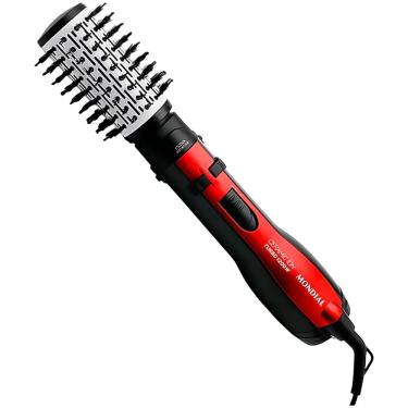 Imagem de Escova Rotativa Mondial ER-09 110V 1200W Cerâmica Íon Turbo 5 em 1 Modela Alisa Seca
