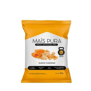 Imagem de Pipoca Cheddar Pro Queijo com Colágeno Mais Pura  30g