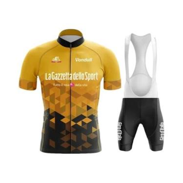 Imagem de Conjunto De Camiseta De Ciclismo Masculina Tour De Giro D'ITALIA, Unif