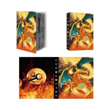 Imagem de Álbum De Cartas Pokémon Com 240 Peças, Suporte Para Charizard Pikachu 