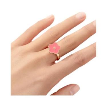 Imagem de Anel Giratório Ajustável Borboleta Margarida Para Mulheres, Anel Anti-