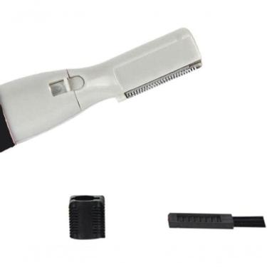 Imagem de Mini Aparador Elétrico Sobrancelhas Barba Caneta Depiladora Caneta Preta