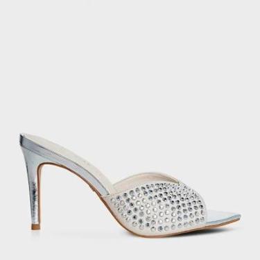 Imagem de Open Mule Carrano Couro Nobuck Cristal Unique - 816006-Feminino