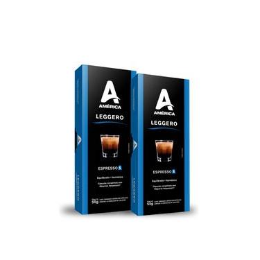 Imagem de Kit 20 Cápsulas de Café América Leggero