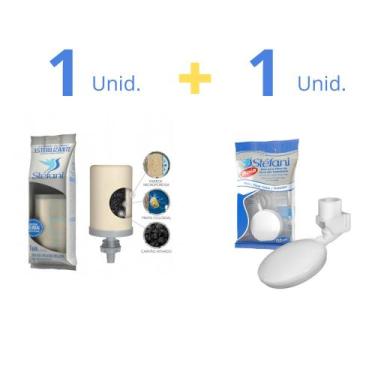 Imagem de Vela para Filtro de Barro Tripla Ação Esterilizante + Boia para Filtro