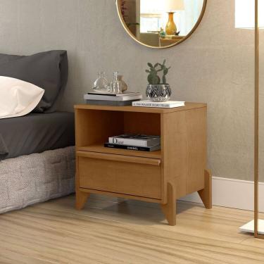 Imagem de Mesa de Cabeceira 52cm X 56cm Premiere Freijó Marrom