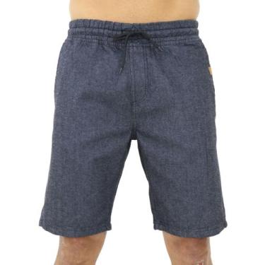 Imagem de Bermuda Masculina Cargo Jeans Com Elástico - Ekcess Jeans, Preto, G