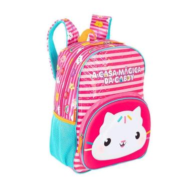 Imagem de Mochila Escolar Infantil Gabby Friendship 06636900 Rosa - Sestini