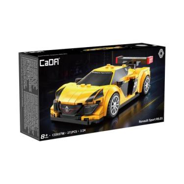 Imagem de Conjunto De Blocos De Montar De Carro Esportivo Renault Em Escala 1:24