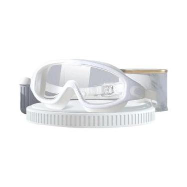 Imagem de Óculos De Natação À Prova d'Água Anti-UV Com Lente Grande E Silicone P