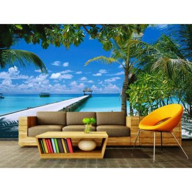 Imagem de Papel de Parede Painel Fotográfico Praia 42 -1,00 X 1,00