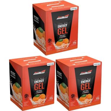 Imagem de Kit 3X Iron Man Instant Energy Gel - 10 Unidades 30g Tangerina - New Millen-Masculino
