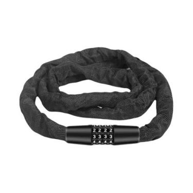 Imagem de Cadeado De Corrente Para Bicicleta De Alta Resistência Com Combinação 