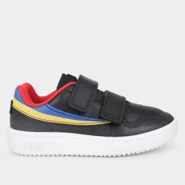 Imagem de Tênis Infantil Fila Arcade Vlc, Preto, Azul, 29