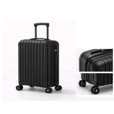 Imagem de Mala Viagem Rigida Abs Bordo Pequena Giro 360 Mao Padrao Preto 10kg