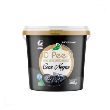 Imagem de Cera Depilatória Morna Dpell Negra Carvão Profissional - D'peel, 300g
