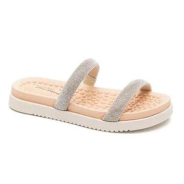 Imagem de Sandália Rasteira Slide Feminino Modare 7208.101 Creme-Feminino