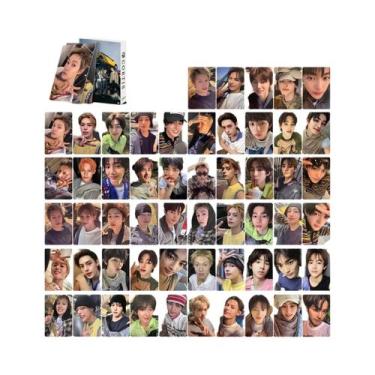 Imagem de Conjunto De Photocards De Ídolos Kpop Para Meninos, 55 Peças, Impressã