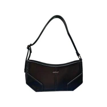Imagem de Bolsa Feminina Colcci Shoulder Brand De Ombro Pequena Preto-Feminino