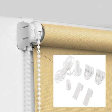Imagem de Kit De Acessórios Para Persianas Rolô 17mm, Suportes De 2M, Conjunto D