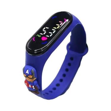 Imagem de Relógio Esportivo À Prova d'Água Para Meninas Com LED Touch, Boneco Mi