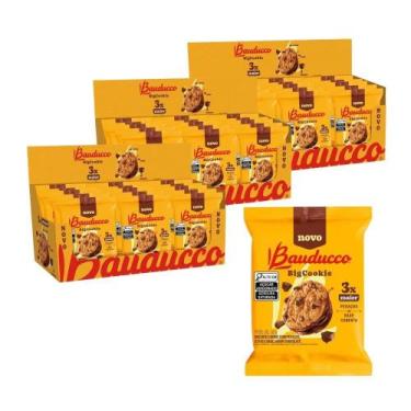 Imagem de Kit 3 Display Big Cookies Chocolate Bauducco 3x Maior - 45un - 11543, 