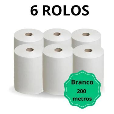 Imagem de Papel Toalha Auto Corte Em Bobina P/dispenser 20cmx 200 Mts - Congratu