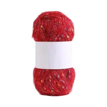 Imagem de Fio De Feijão Colorido 50g Para Tricô DIY, Material Para Cachecol, Cha