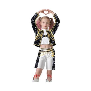 Imagem de Fantasia Completa De Cosplay Kpop Demon Hunter Girls Lumi Mira Zoe Par