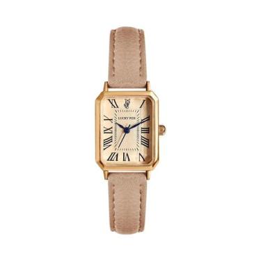 Imagem de Relógio De Pulso Feminino Com Mostrador Digital Retrô, Pulseira De Cou