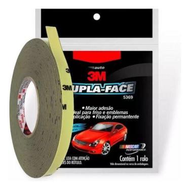 Imagem de Fita Dupla Face 3m Automotiva De Espuma 5369 12mm X 20m Cor Cinza Liso