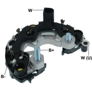 Imagem de RETIFICADOR ALTERNADOR para CAMINHAO VW, MBB ELETRONICO 90AM - BOSCH