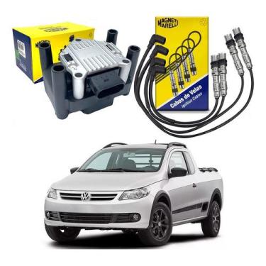 Imagem de Bobina Ignição Cabo Vela Saveiro G5 1.6 8v 2009 A 2013 - Magneti Marel