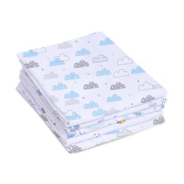 Imagem de Fralda papi 60 estampada 60cm x 60cm contem 05 un -, Masculino