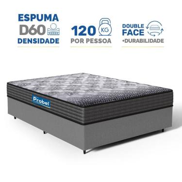Imagem de Cama Box com Colchão de Espuma D60 Double Face Guarda Costas Comfort Force Probel Casal...