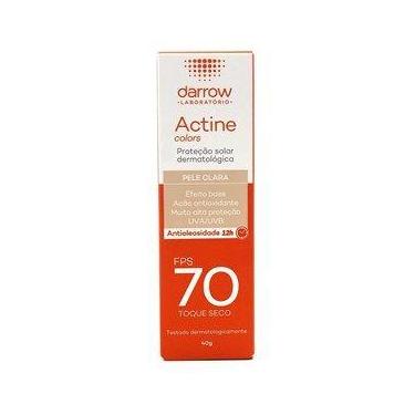 Imagem de Protetor Solar Facial Darrow Actine Colors Pele Clara FPS70 40g